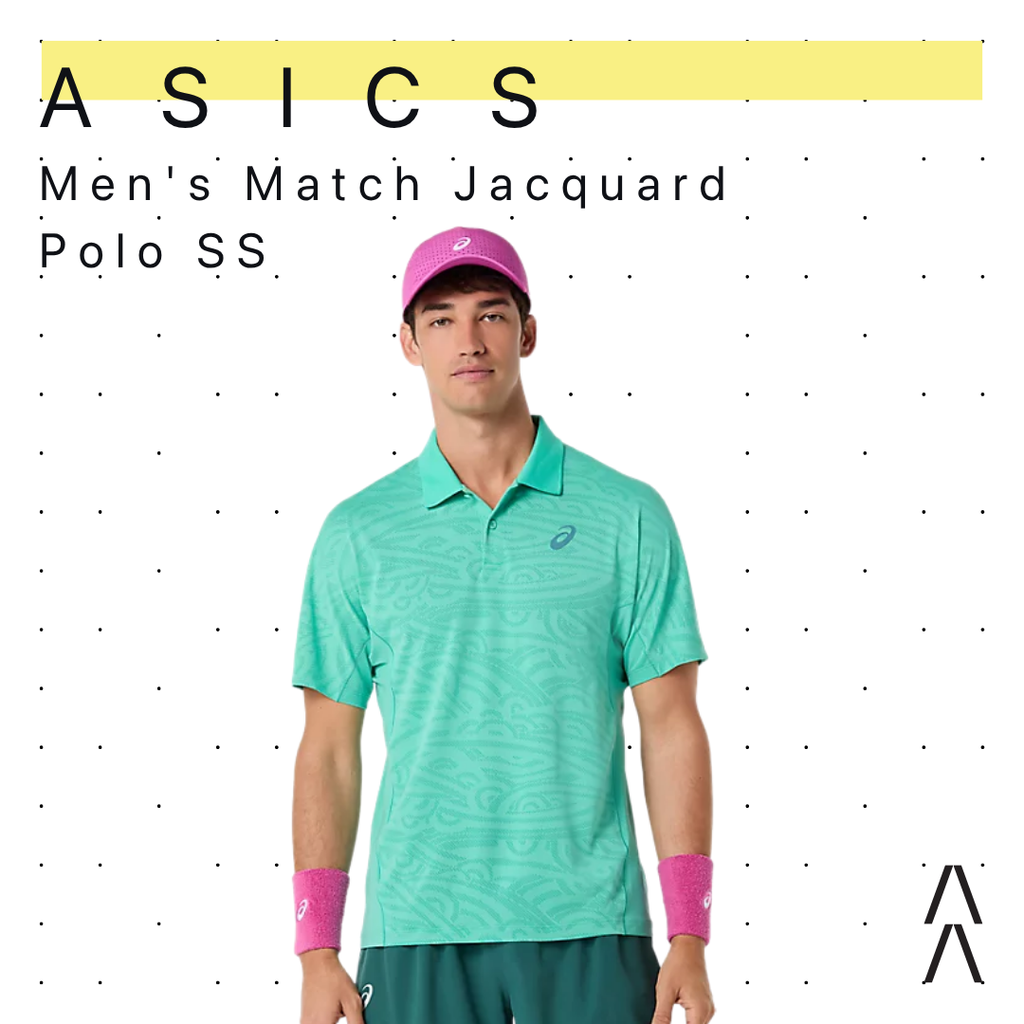 Asics Men's Match Jacquard Polo SS Top