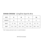 Happyfit Criss Cross Longline Sports Bra