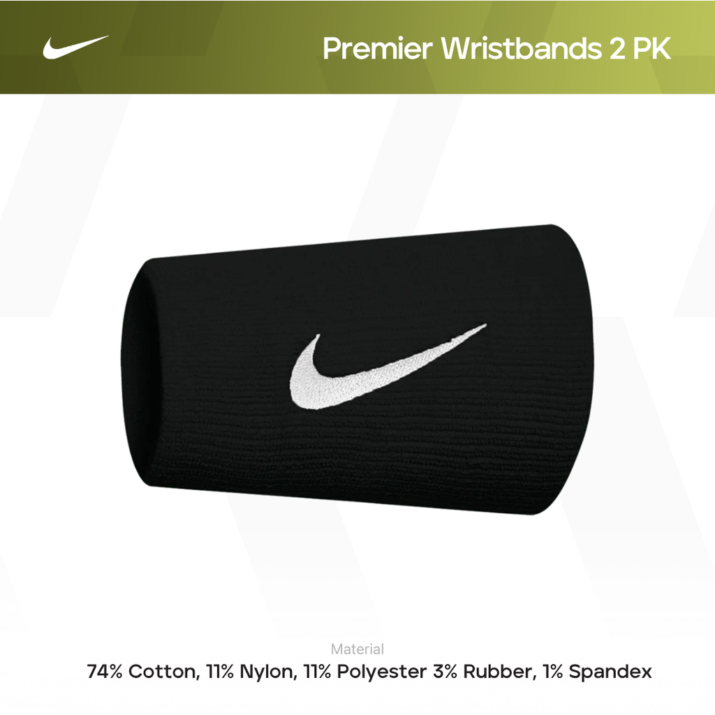 Nike Premier Doublewide Wristbands 2 PK
