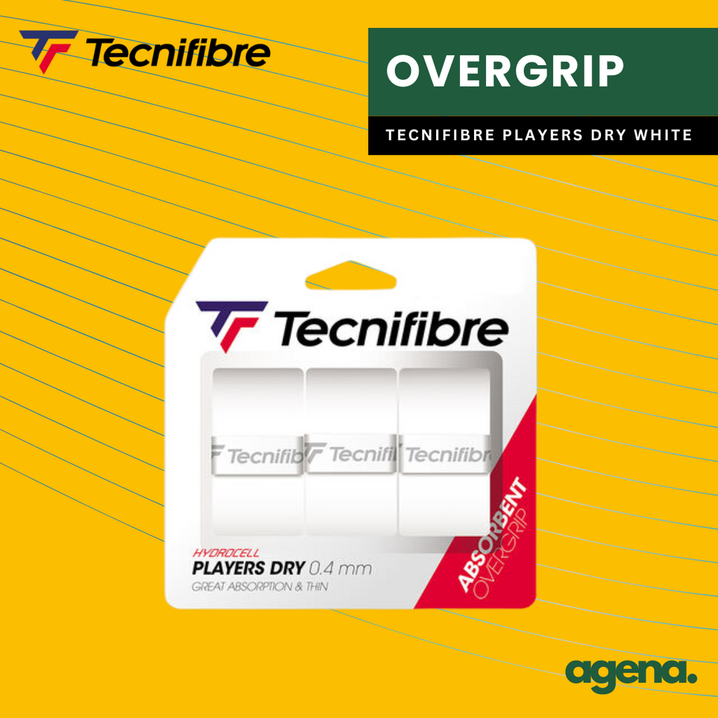 Tecnifibre Players Dry White Overgrip