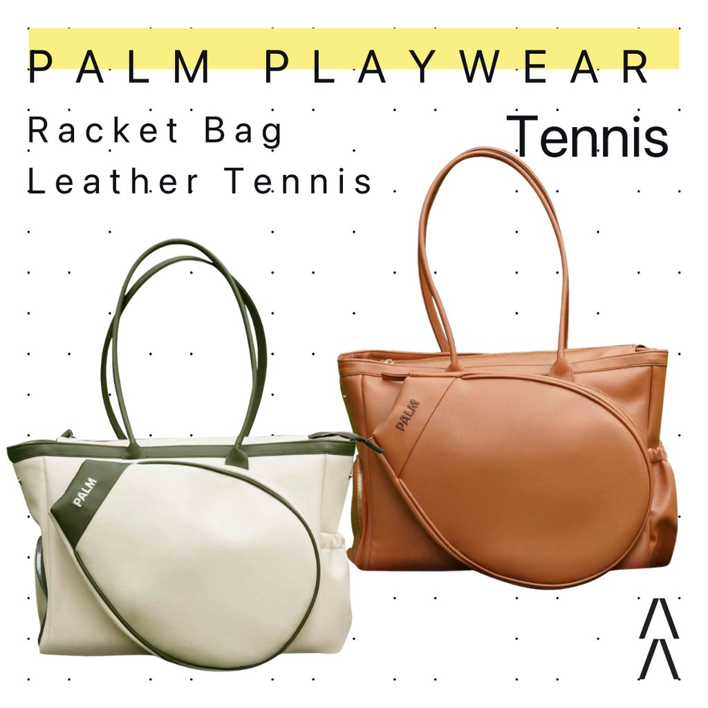Palm Playwear Leather Tennis Bag