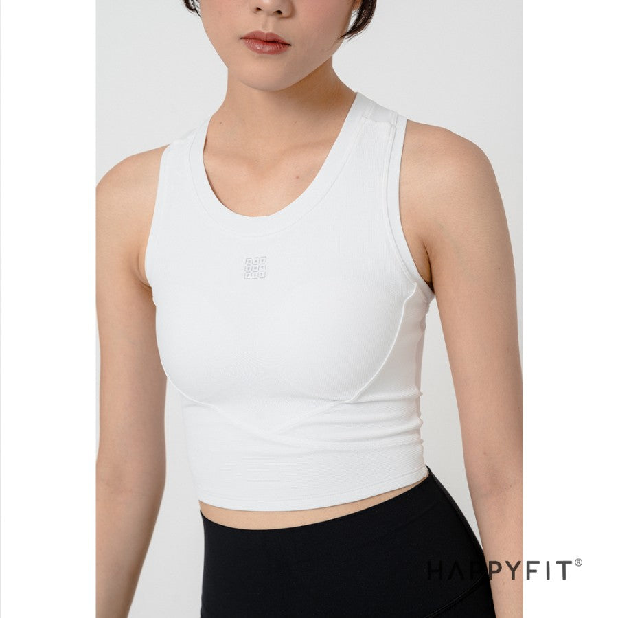 Happyfit Ribbed Align Tank Bra