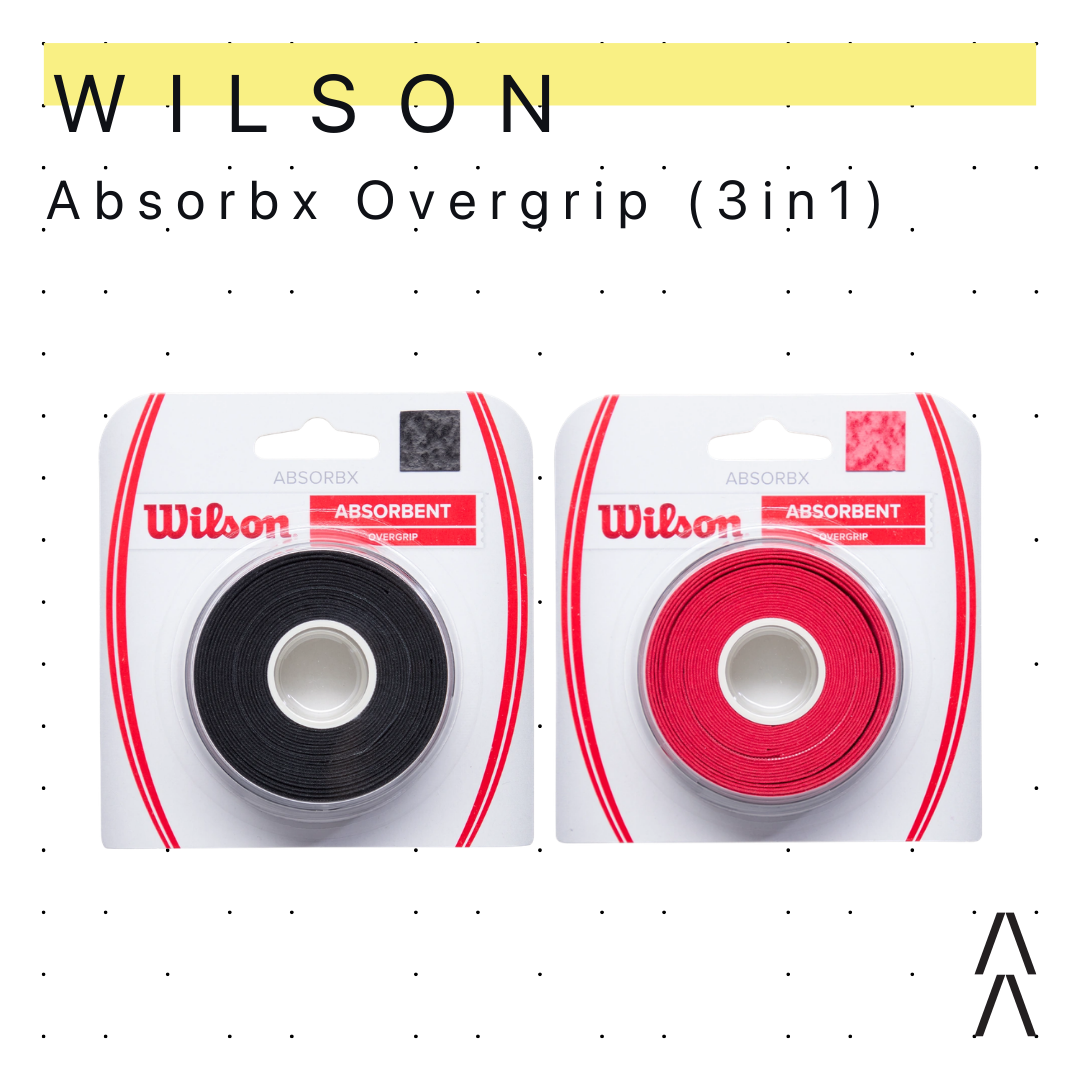 Wilson Tennis Absorbx Overgrip (3in1)