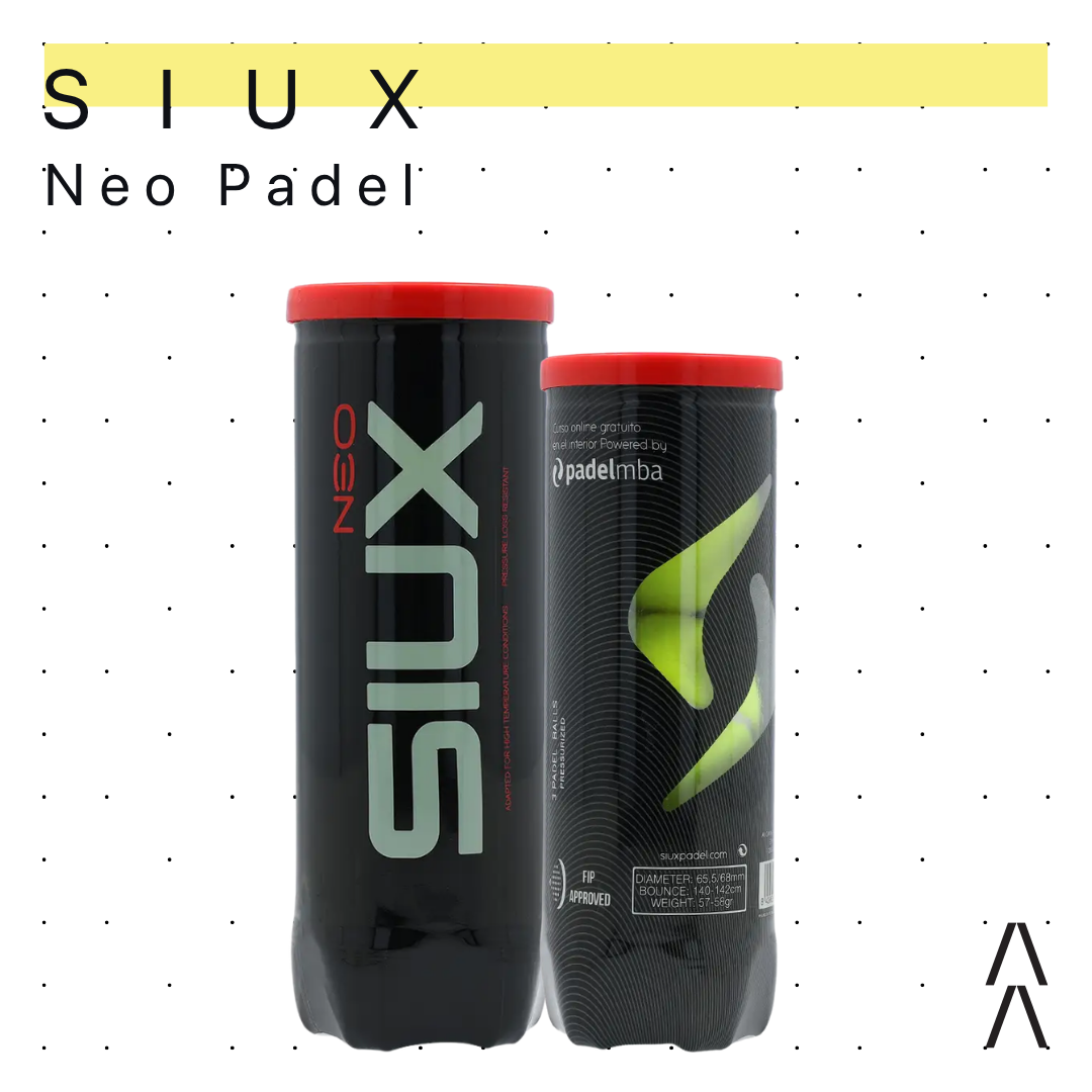 Siux Neo Padel Balls - Bola Padel/Padel Ball