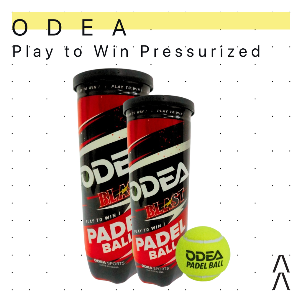 Odea Play to Win Pressurized Padel Balls - Bola Padel/Padel Ball