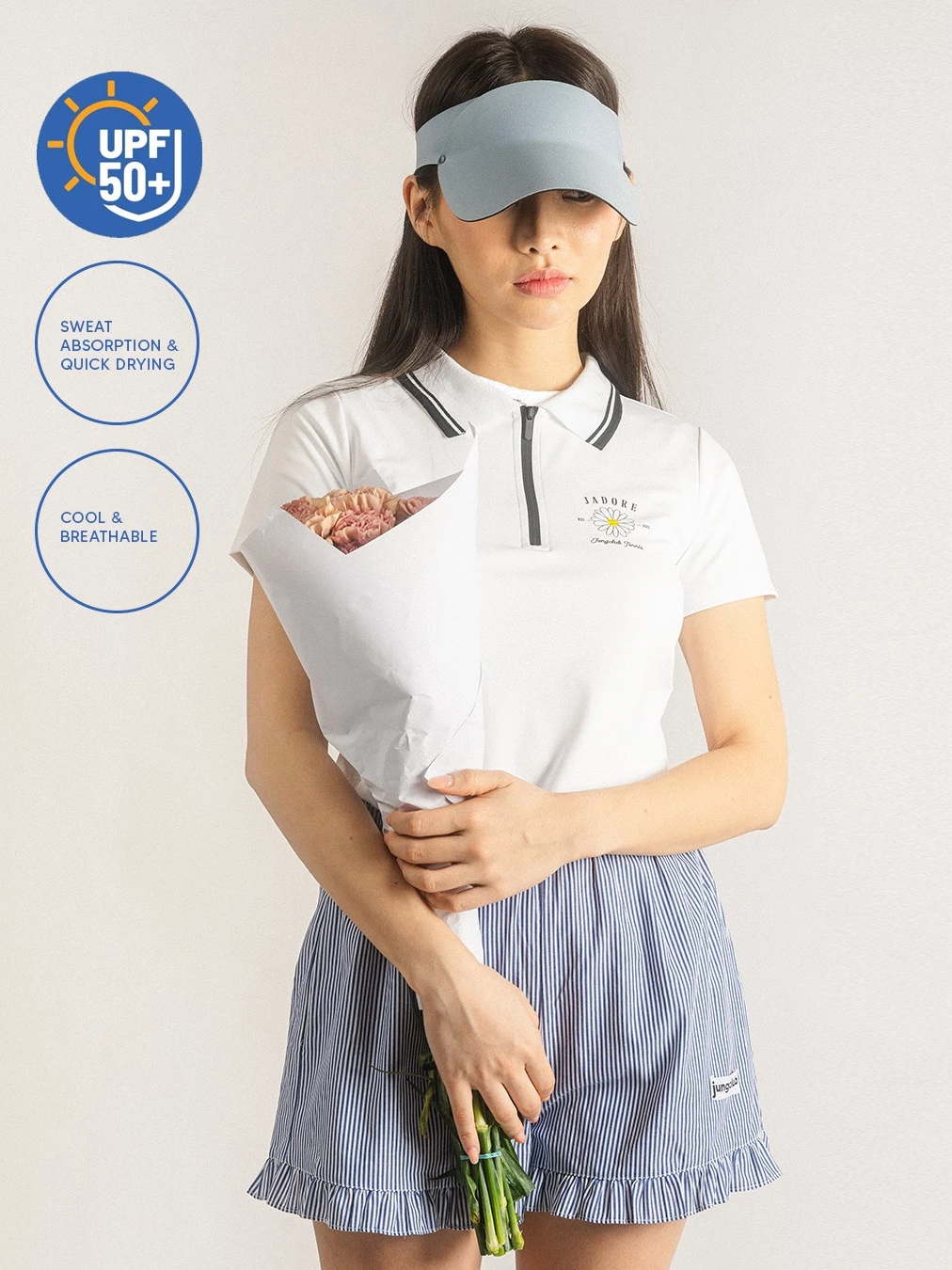 Jungclub Love Bloom Stripe Short