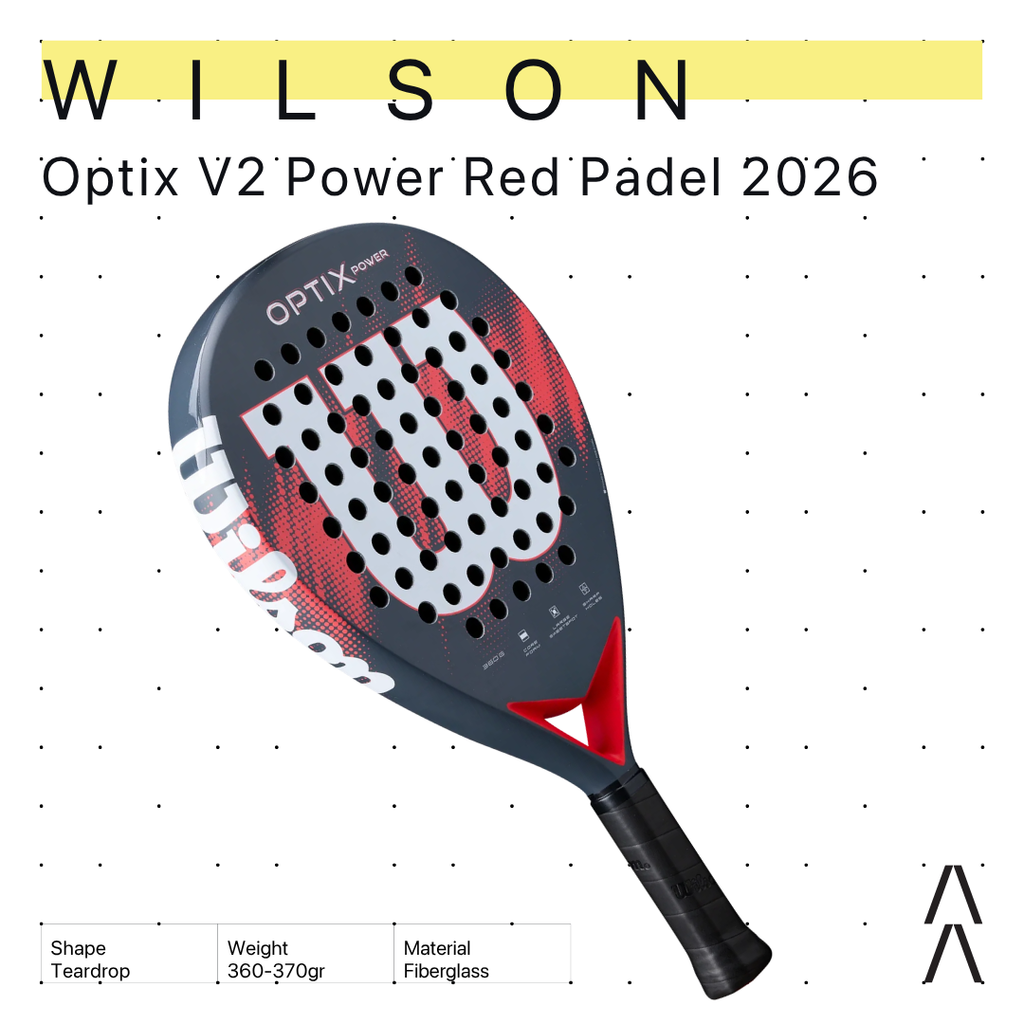 Wilson Optix V2 Power Red Padel 2026