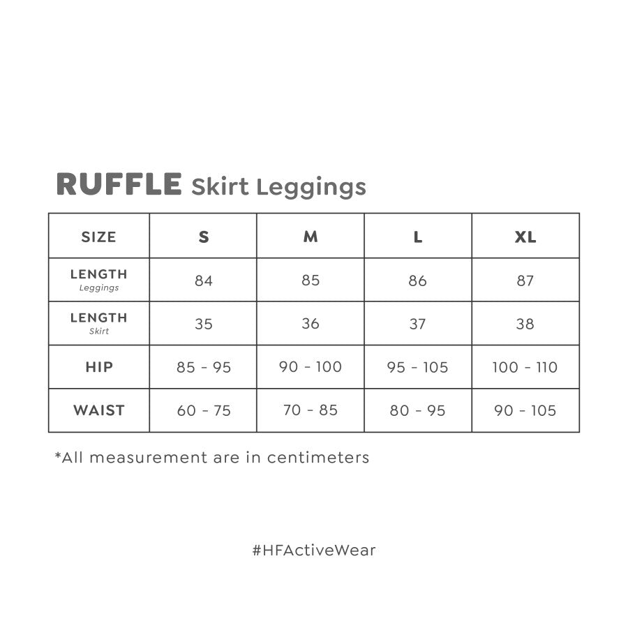 Happyfit Legging Ruffle Skirt