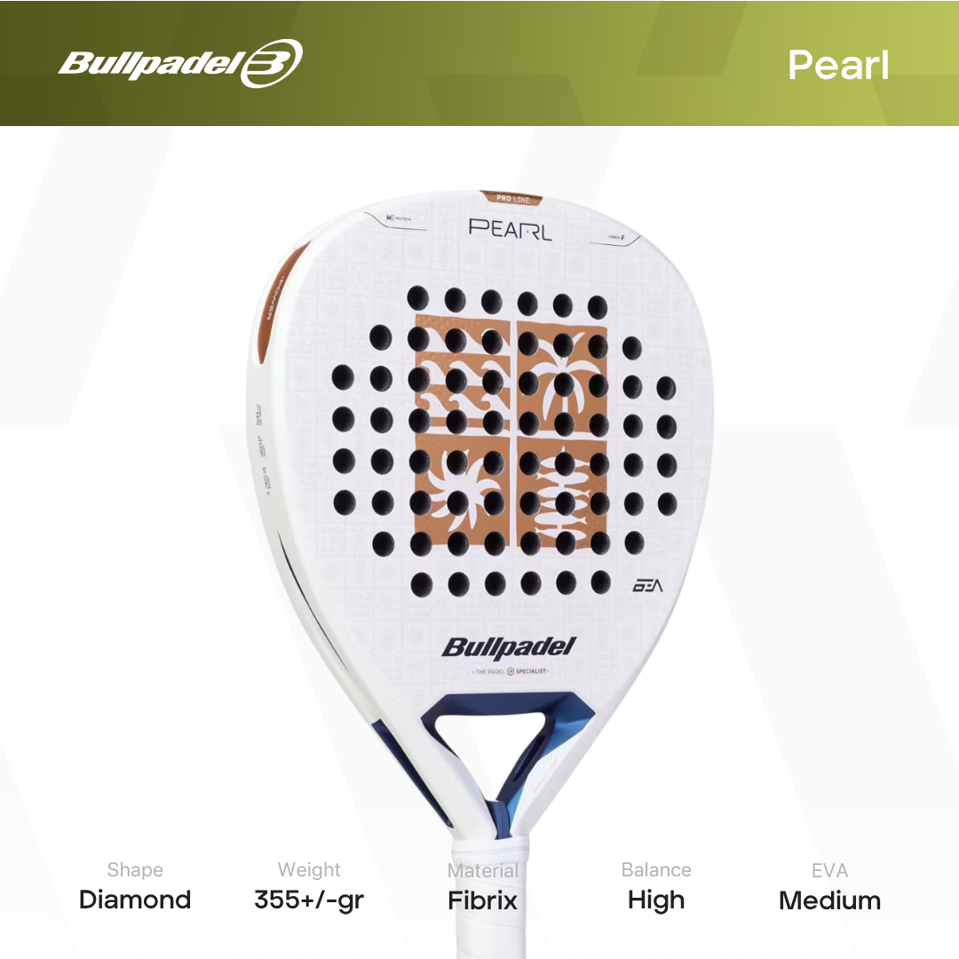 Bullpadel Pearl Edition 2027 - Raket Padel Tenis/ Padel Racket