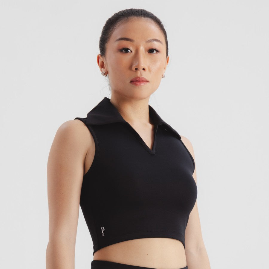Palm Playwear Women Courtside Top Black