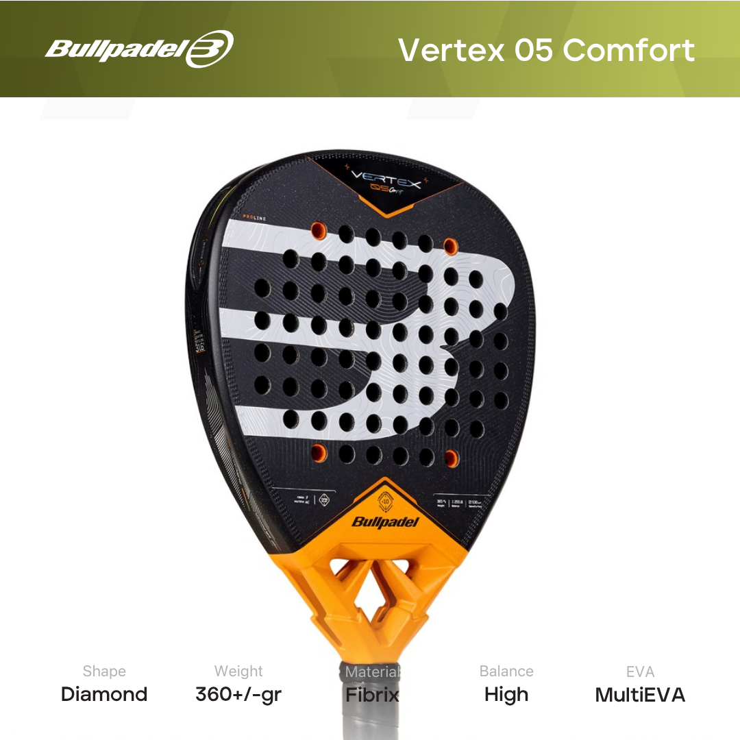 Bullpadel Vertex 05 Comfort Edition 2027 - Raket Padel Tenis/ Padel Racket