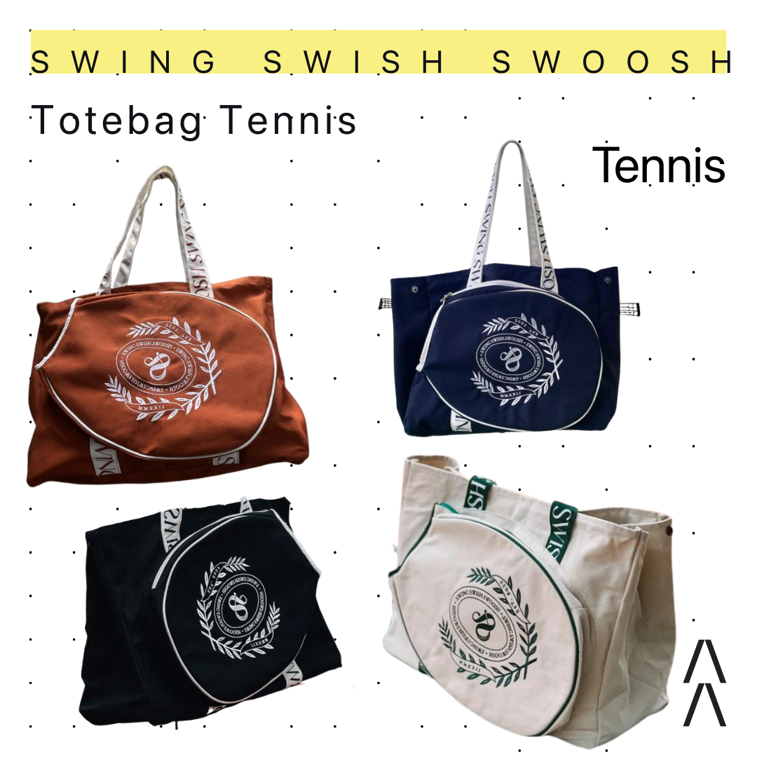 Swing Swish Swoosh Tennis Totebag