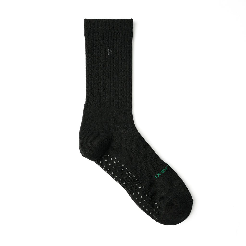 Voted Padel Series Crew Black Socks