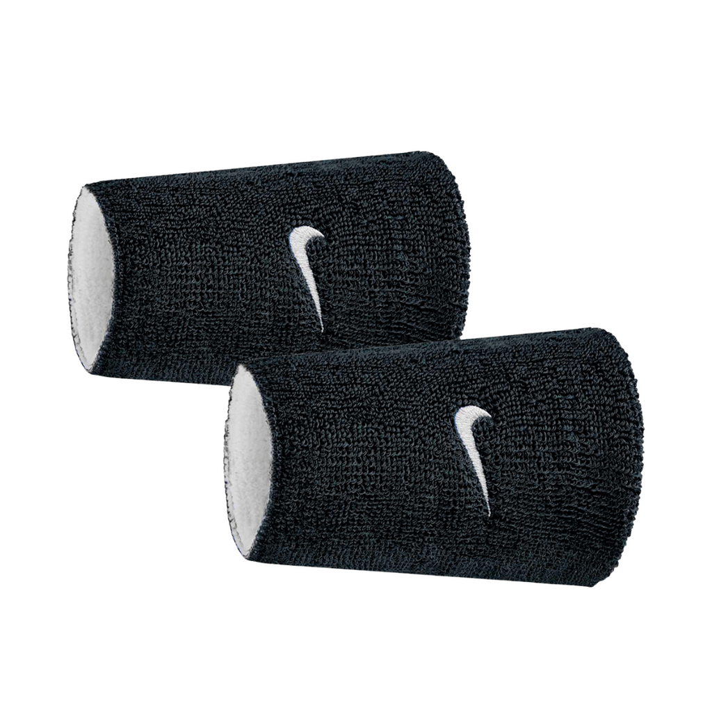 Nike Swoosh Classic Reversible Doublewide Wristbands 2 Pk