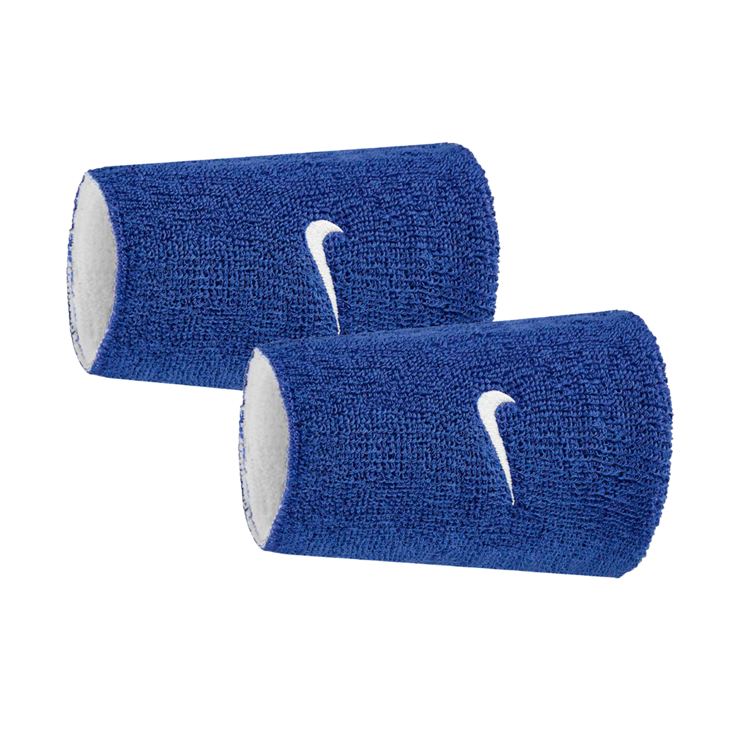 Nike Swoosh Classic Reversible Doublewide Wristbands 2 Pk