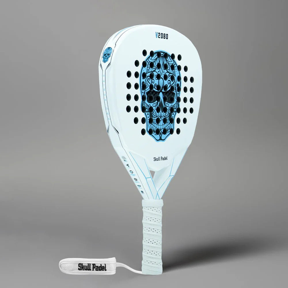 Skull Padel V2080 12K White Blue