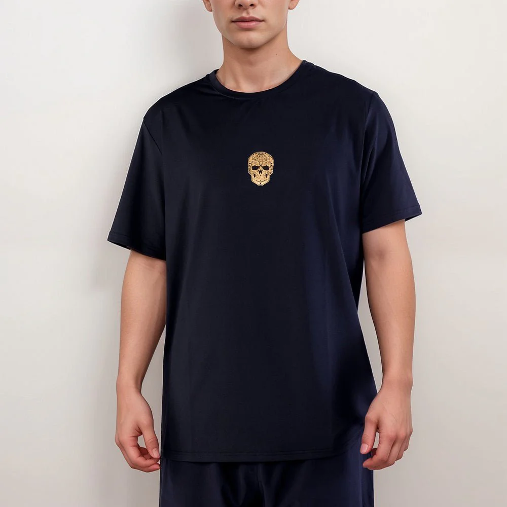 Skull Padel Sportshirt Men Logo Skull