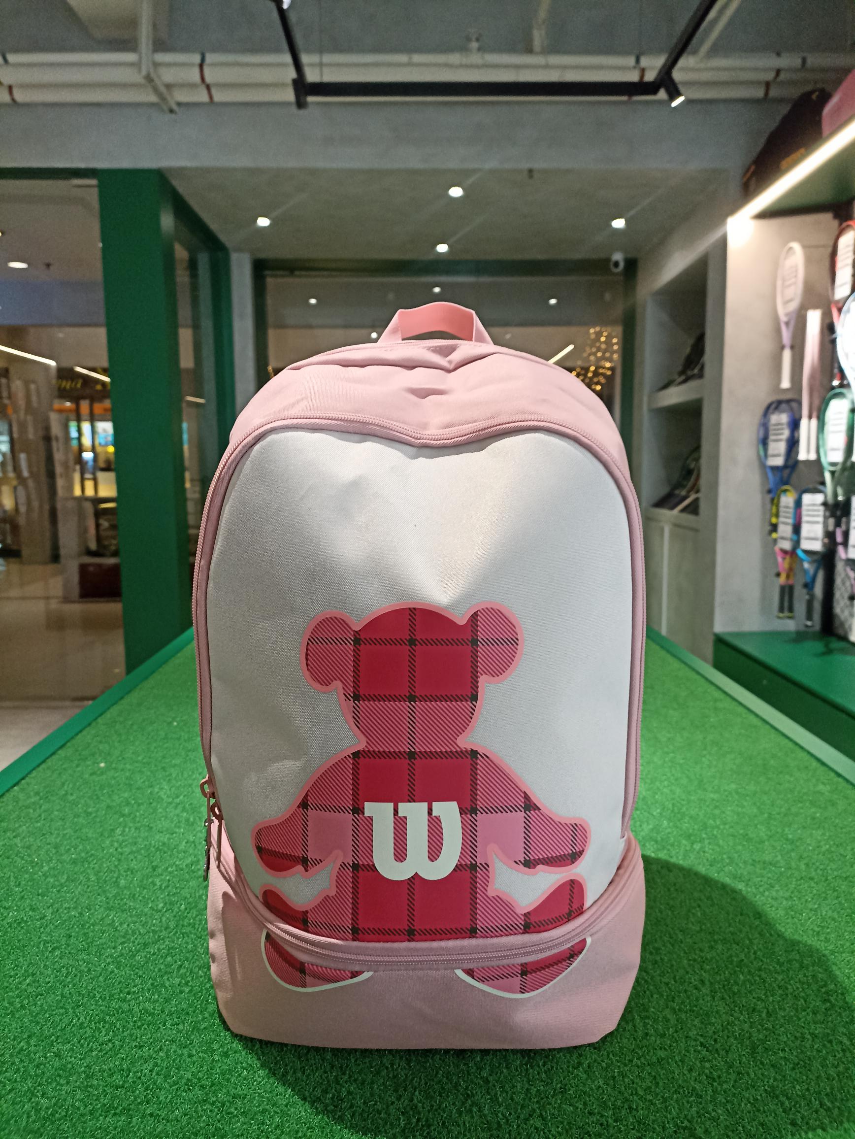 Wilson Bear Pink Backpack