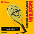 Wilson Minions Face Blade Junior Padel