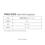 Happyfit Everyday Free Size Fit To XL High Waist Leggings