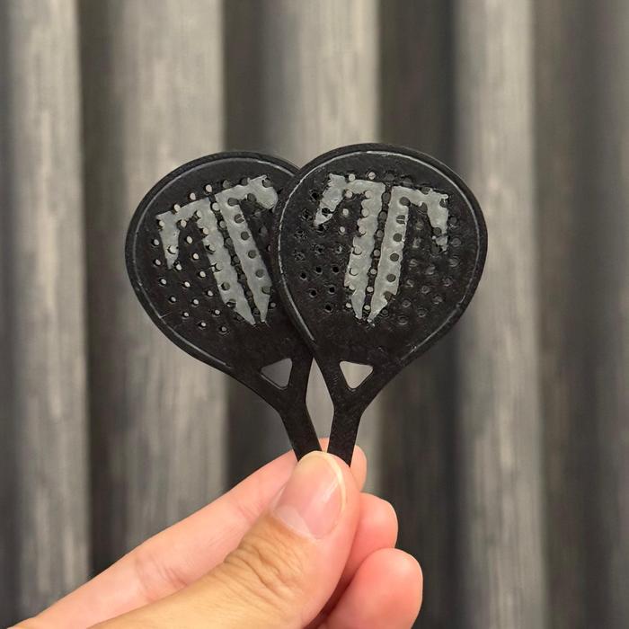 Feline Mini Padel Racket Keychain - Gantungan Kunci