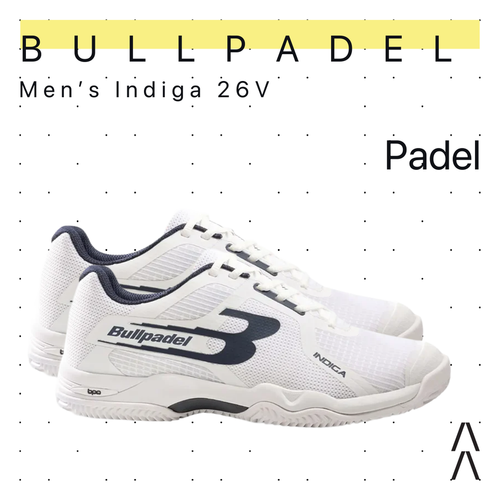 Bullpadel Men's Indiga 26V White