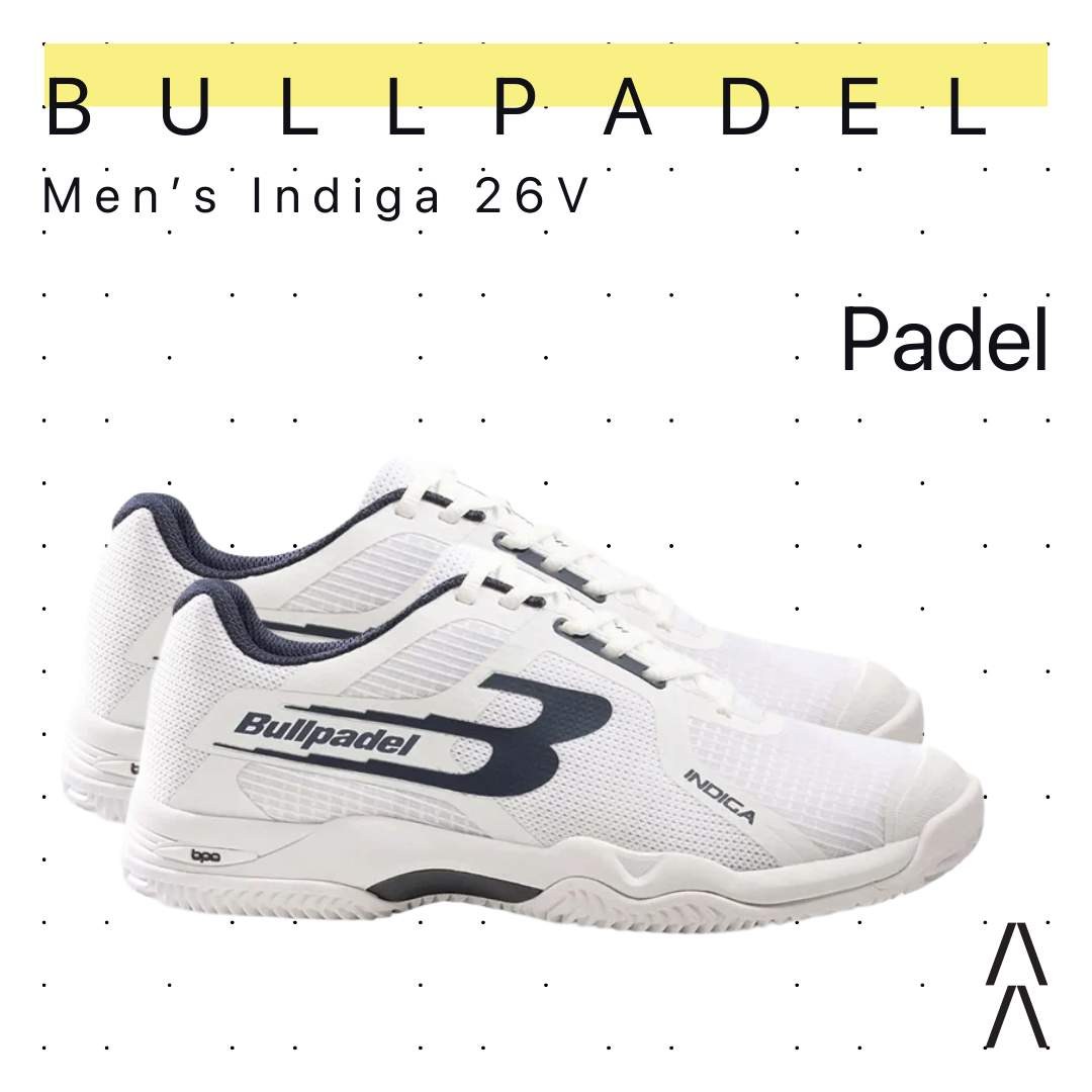 Bullpadel Men's Indiga 26V White