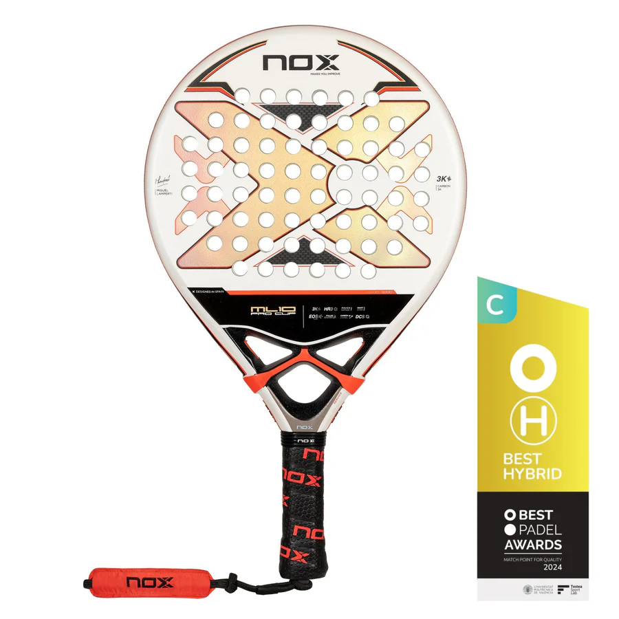 NOX ML10 Pro Cup 3K Luxury Series Padel Racket by Miquel Lamperti