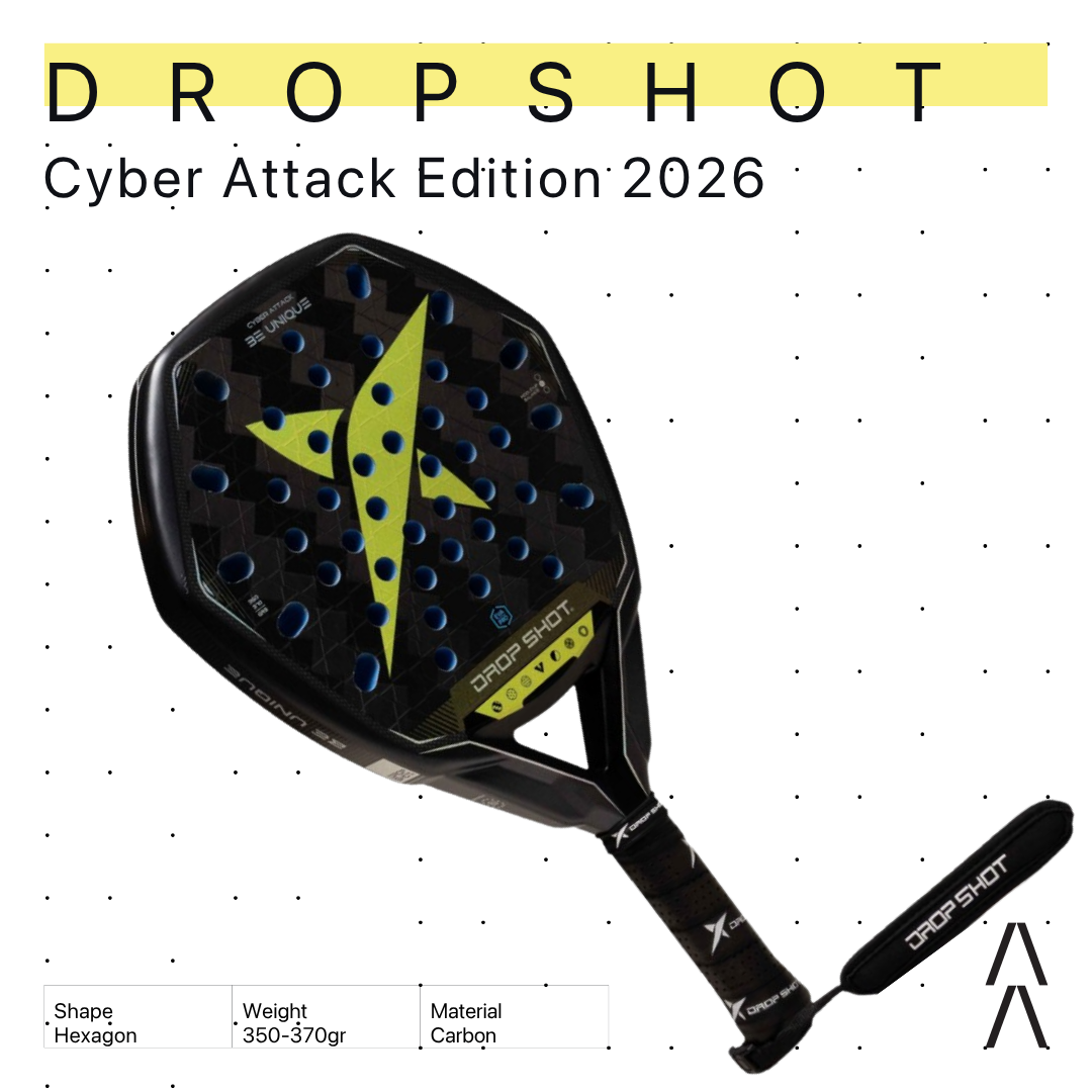 Drop Shot Cyber Attack Edition 2026 - Raket Padel Tenis/Padel Racket