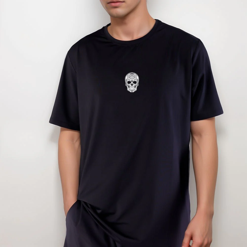 Skull Padel Sportshirt Men Logo Skull