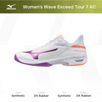 Mizuno Women's Wave Exceed Court AC - Sepatu Tennis/Tennis Shoes