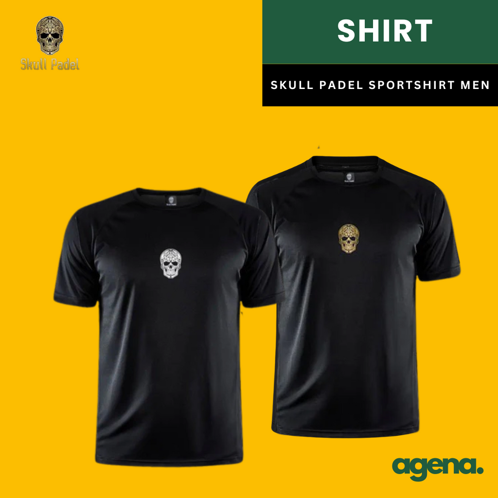 Skull Padel Sportshirt Men Logo Skull