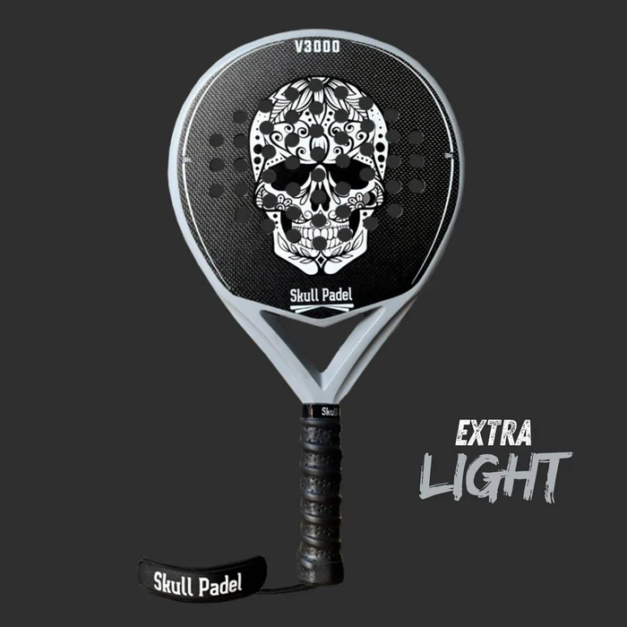 Skull Padel V3000 3K Grey Black