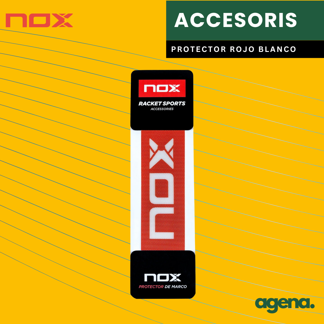 Nox Rojo Blanco Protector Tape Padel Red