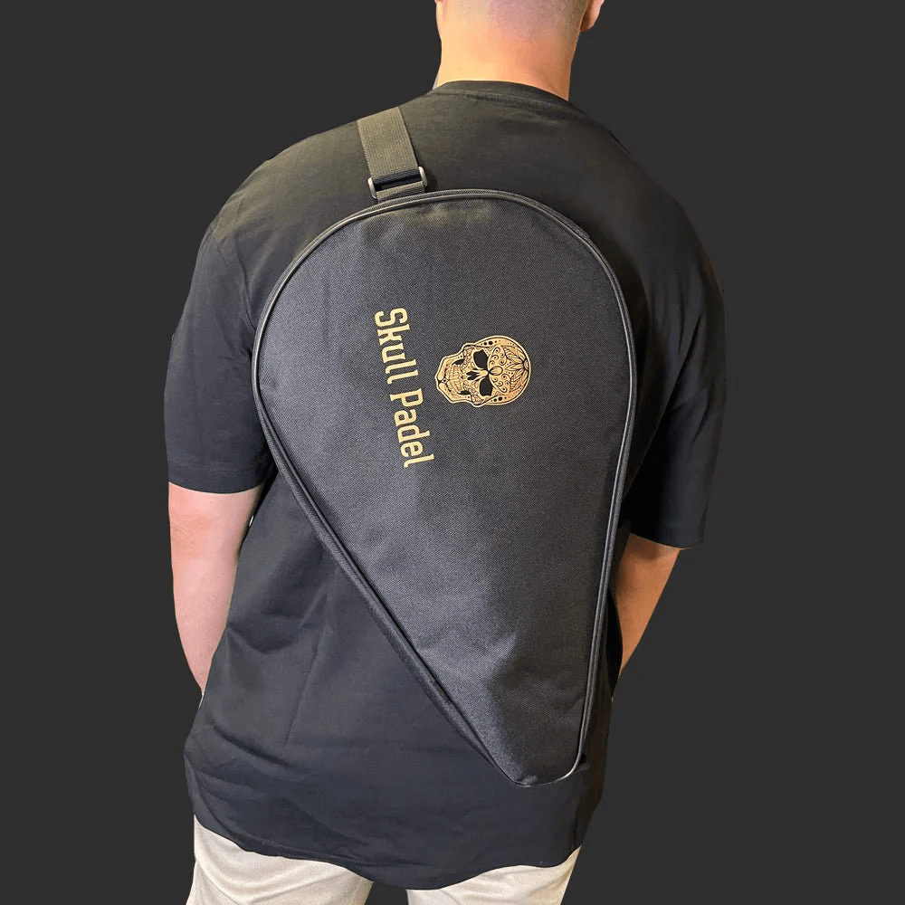 Skull Padel Sleeve Gold Black