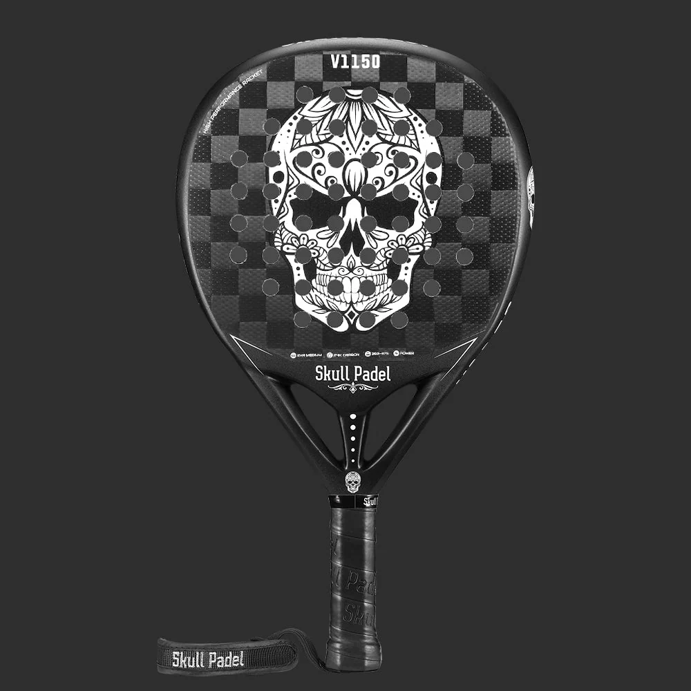 Skull Padel V1150 24K Carbon Black Skull