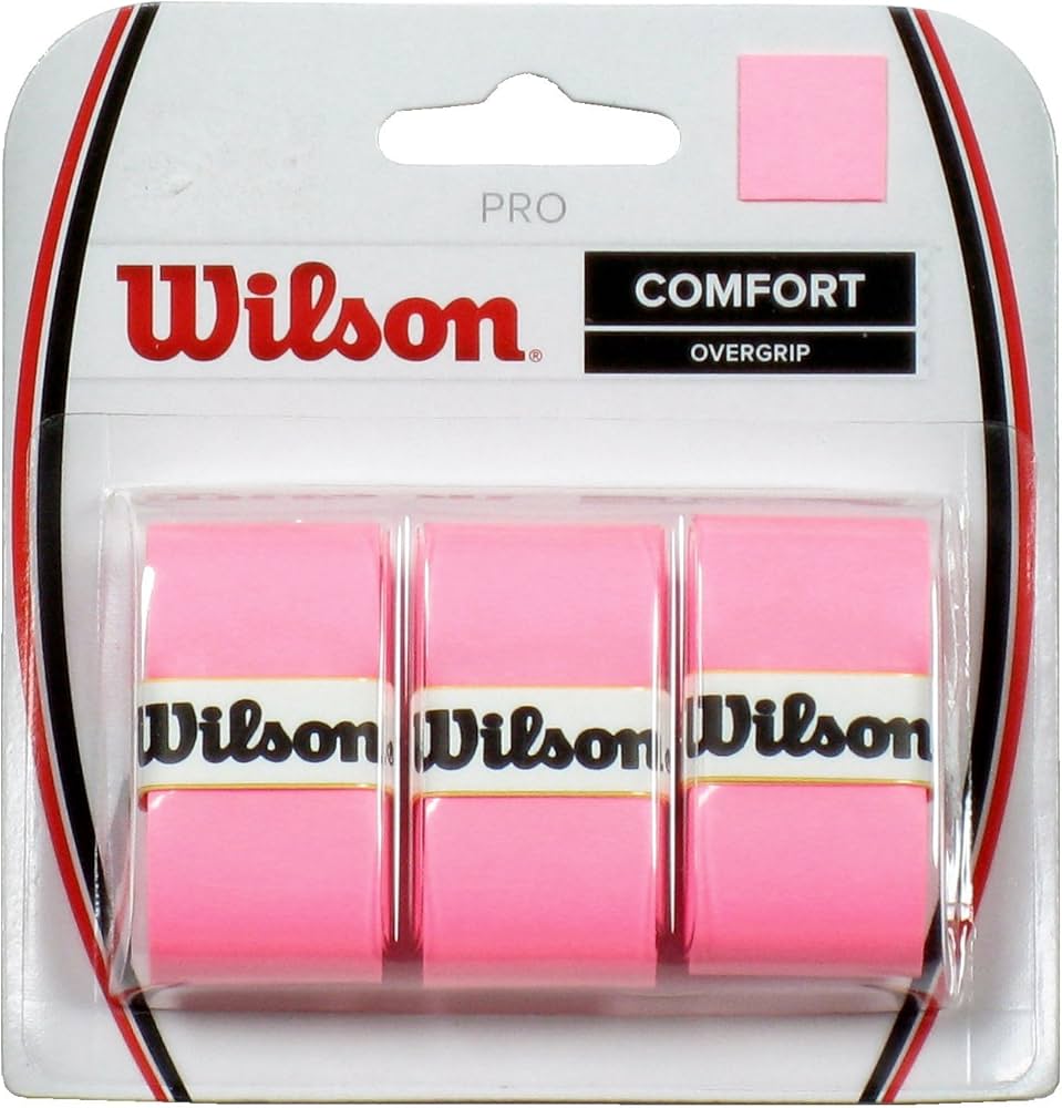 Wilson Pro Comfort Pink Tennis Overgrip (3in1)