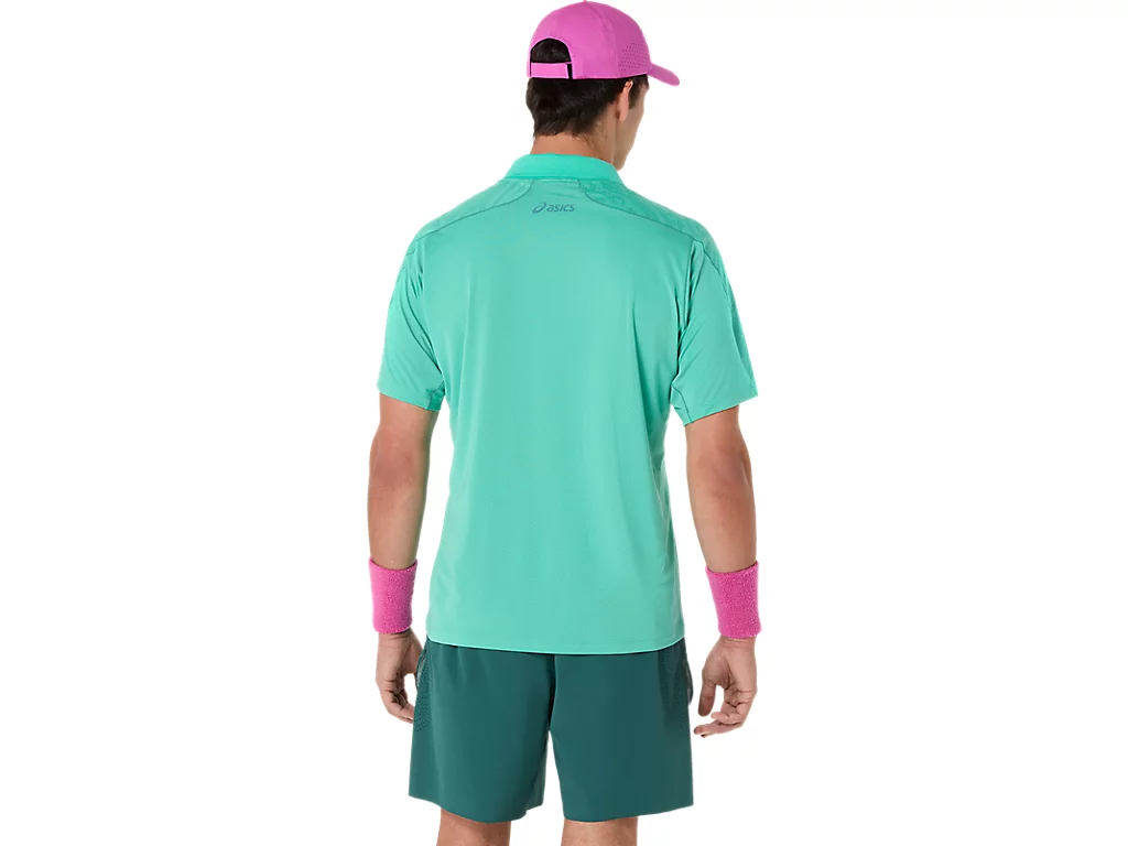 Asics Men's Match Jacquard Polo SS Top
