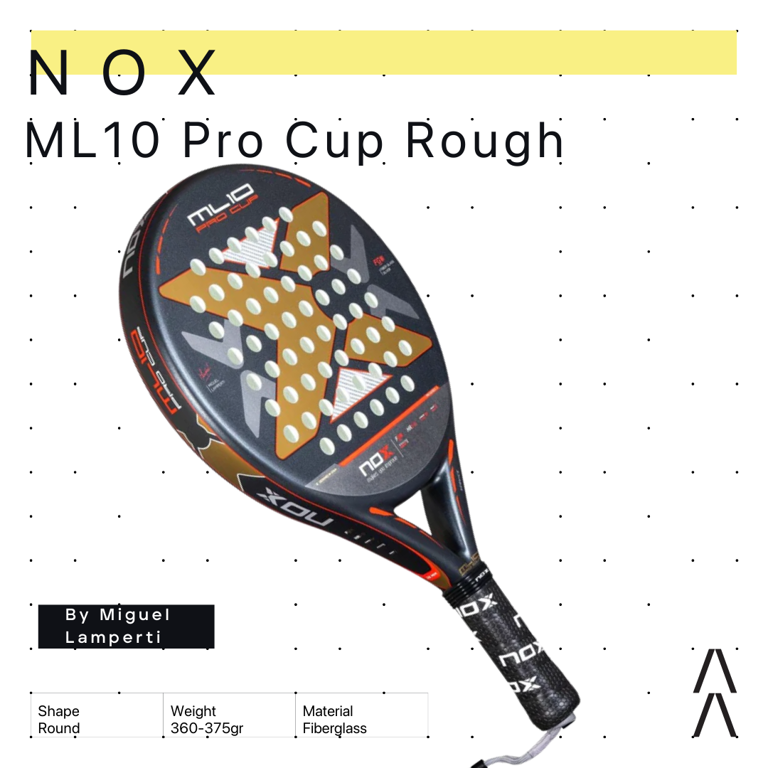 Nox ML10 Pro Cup Rough Surface by Miguel Lamperti 2025