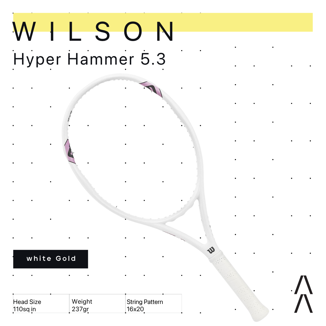 Wilson Hyper Hammer 5.3 White Gold Edition