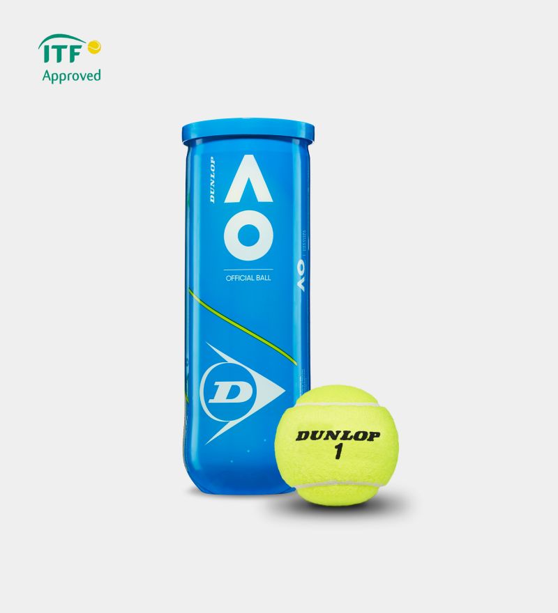 Dunlop Australian Open Pressurized Yellow Tennis Balls