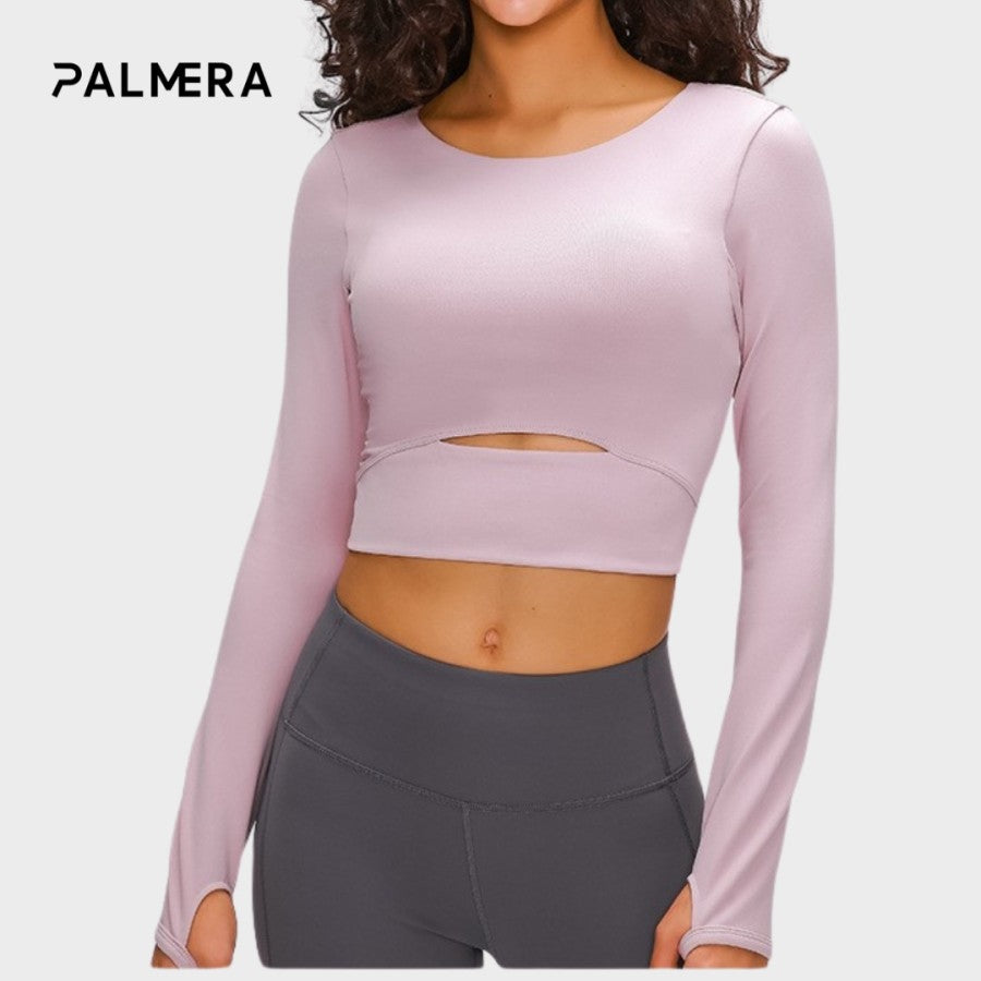 Peekaboo Long Sleeve Top Palmera Active