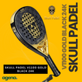 Skull Padel V1100 24K Carbon Gold Black