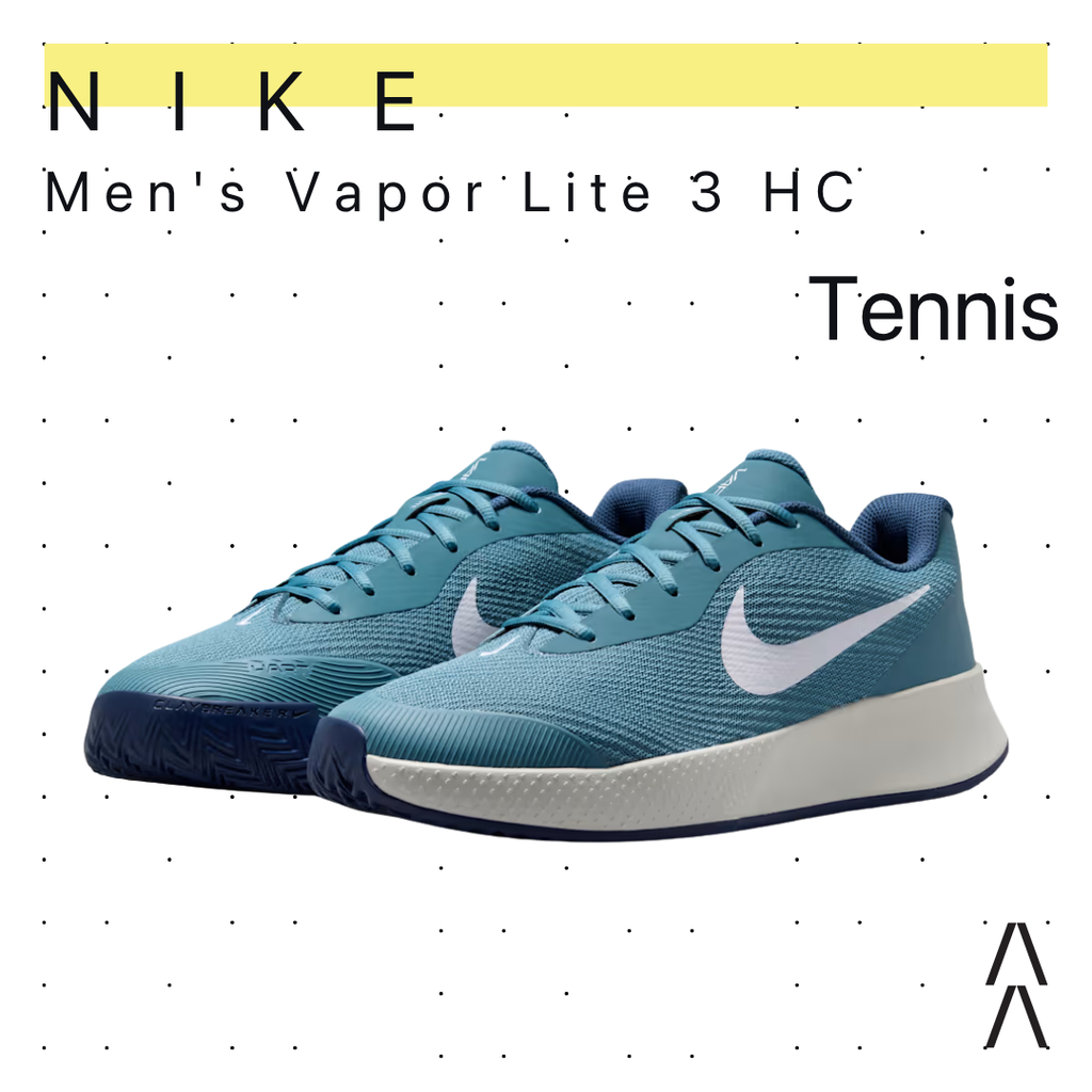 Nike Men's Vapor Lite 3 HC - Sepatu Tenis/Tennis Shoes