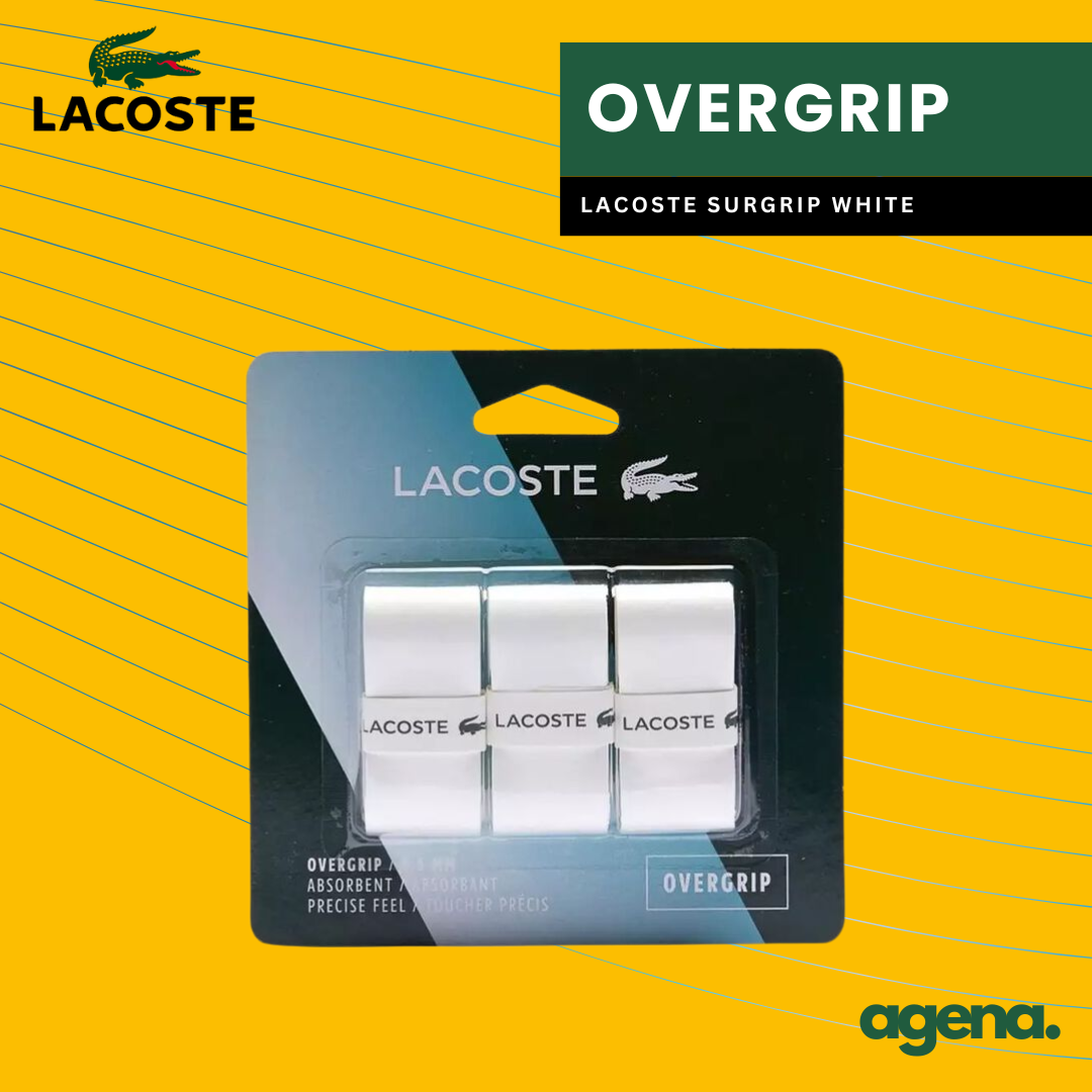 Lacoste Surgrip White Overgrip
