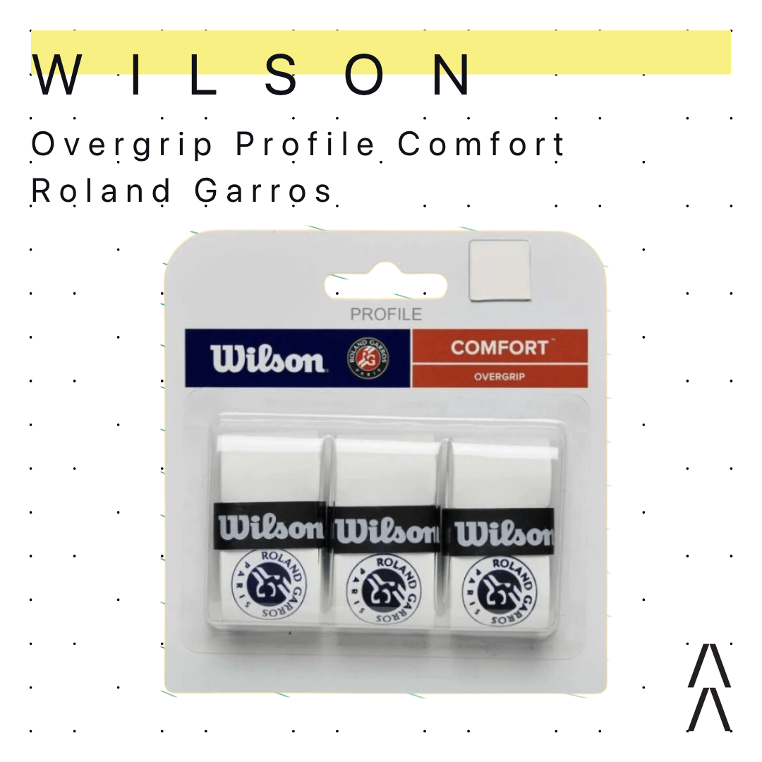 Wilson Profile Comfort "Roland Garros" Tennis Overgrip (3in1)