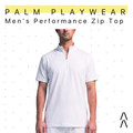 Palm Playwear Men's Performance Zip Top