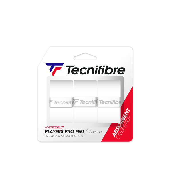 Tecnifibre Players Pro Feel White Overgrip