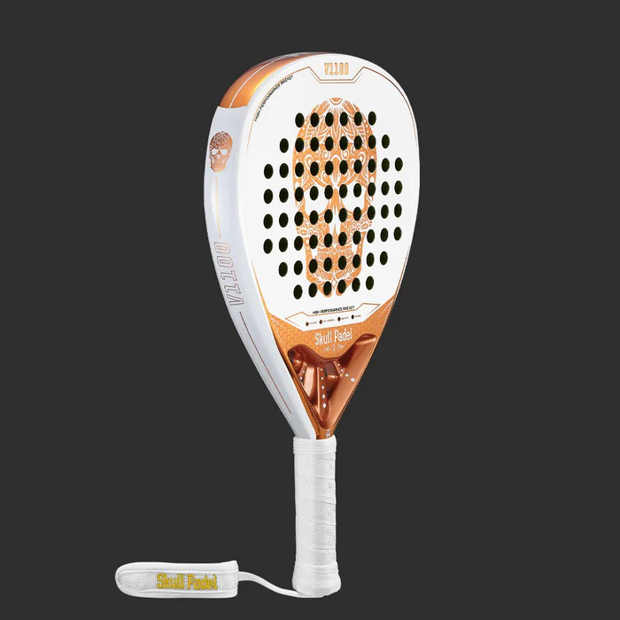 Skull Padel V1100 24K Carbon White Copper