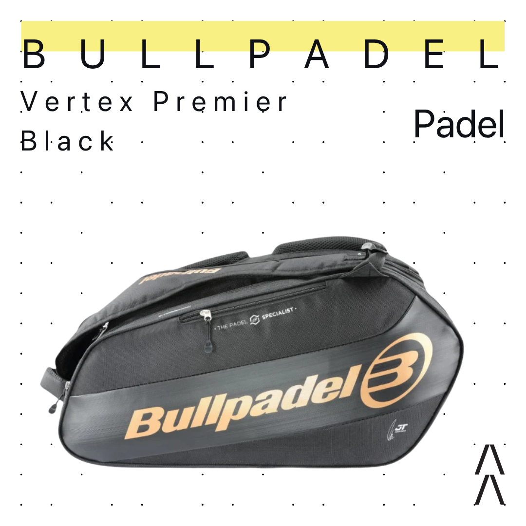 Bullpadel Vertex Premier Black Padel Bag